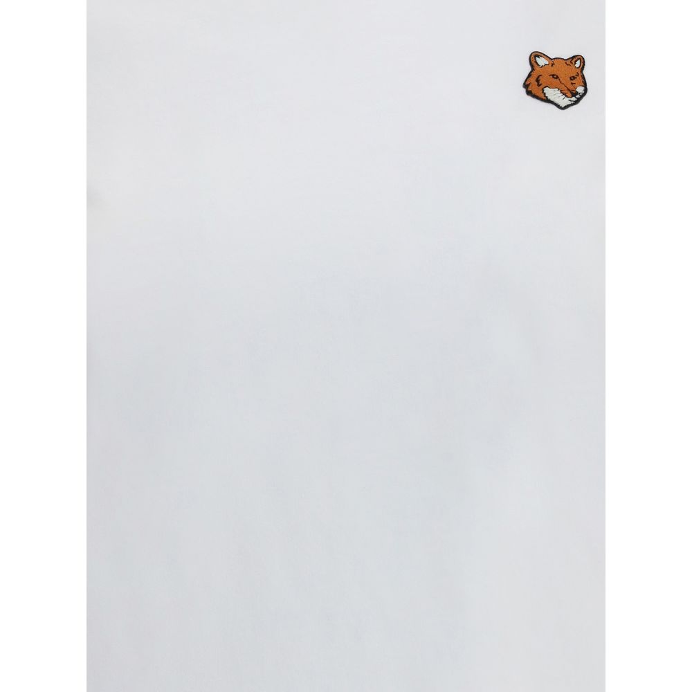 Maison Kitsuné White Cotton T-Shirt | Regal Royce
