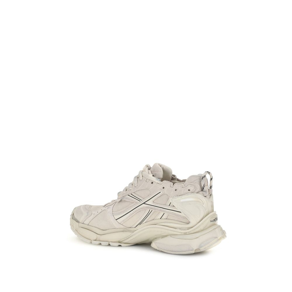 Balenciaga Beige Calf Leather Bos Taurus Athletic Sneakers | Regal Royce