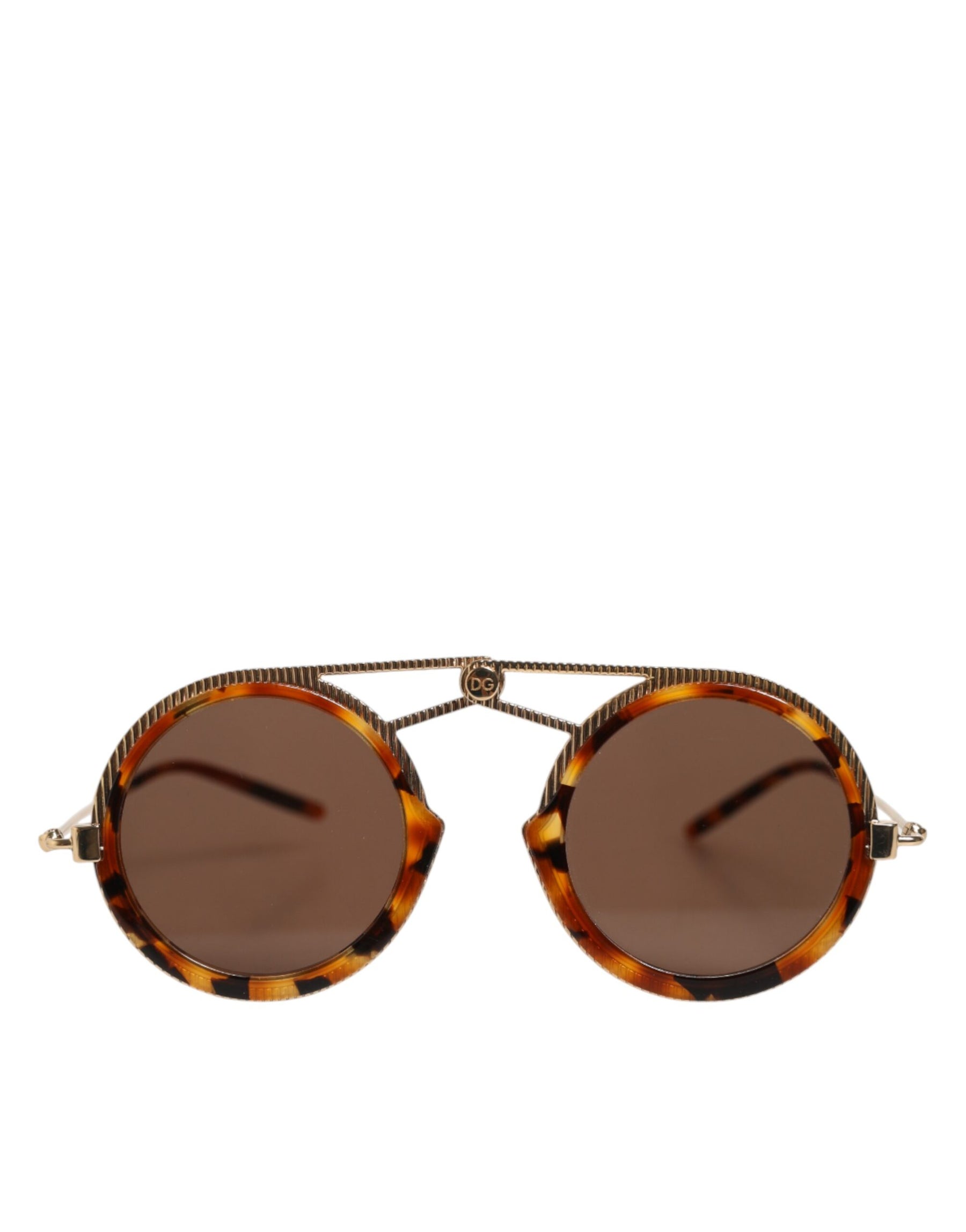 Dolce & Gabbana Gold Havana Frame DG Fatto A Mano Eyewea Sunglasses | Regal Royce
