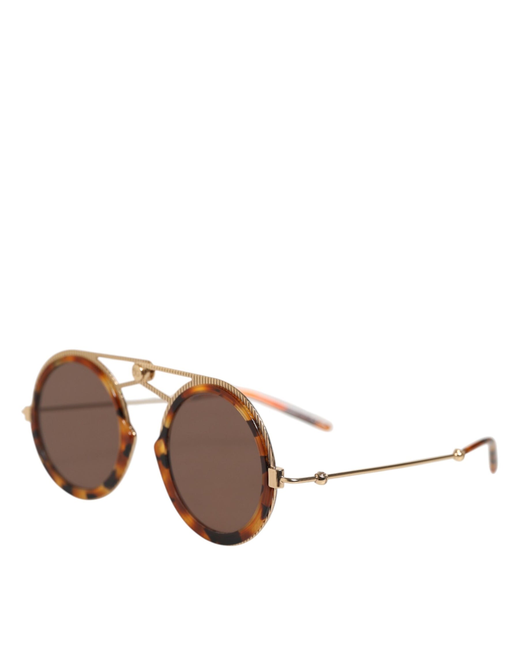 Dolce & Gabbana Gold Havana Frame DG Fatto A Mano Eyewea Sunglasses | Regal Royce