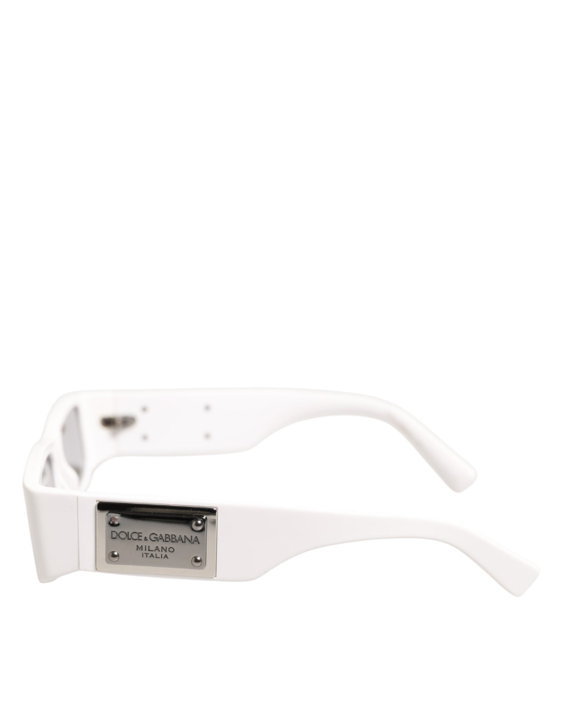 Dolce & Gabbana White Frame Re-Edition Shades Eyewear Sunglasses