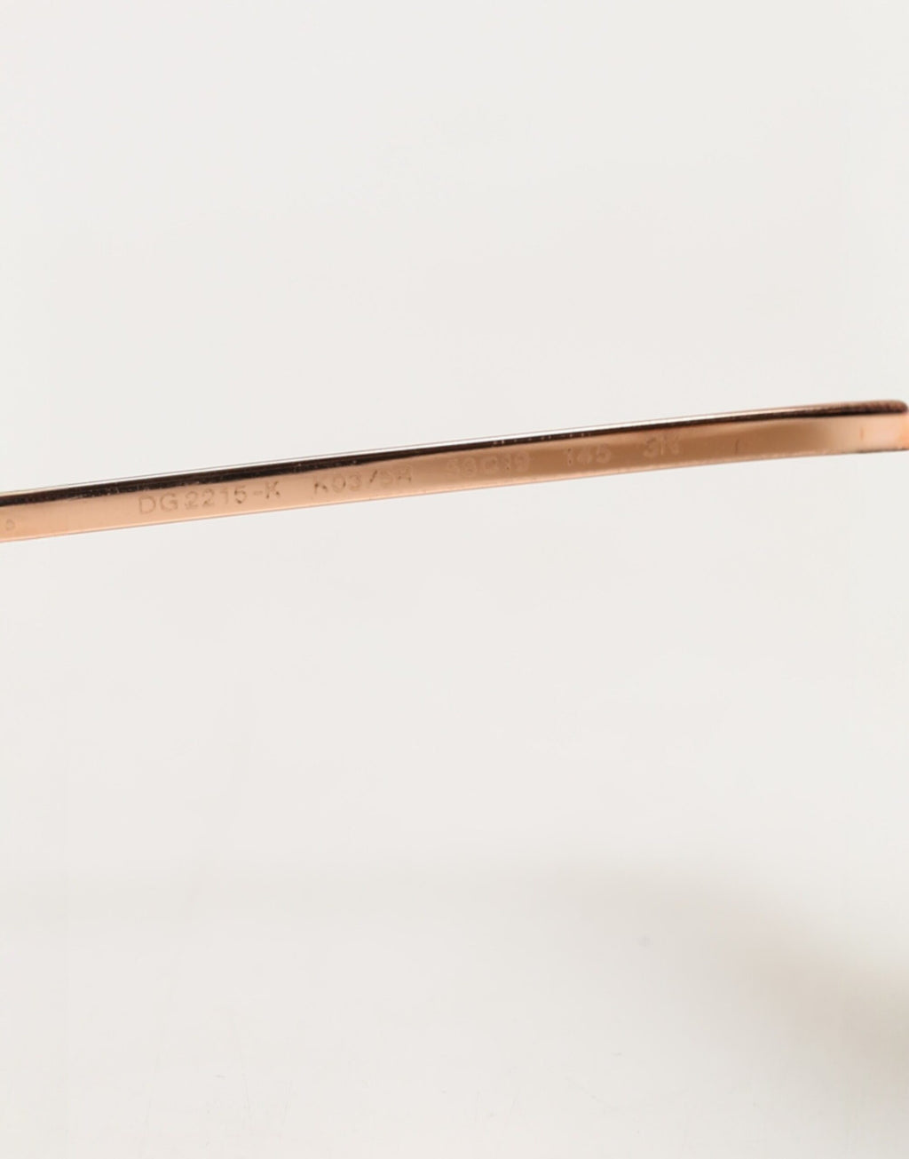 Dolce & Gabbana DG2215K Gold Metal Round Shades Eyewear Sunglasses