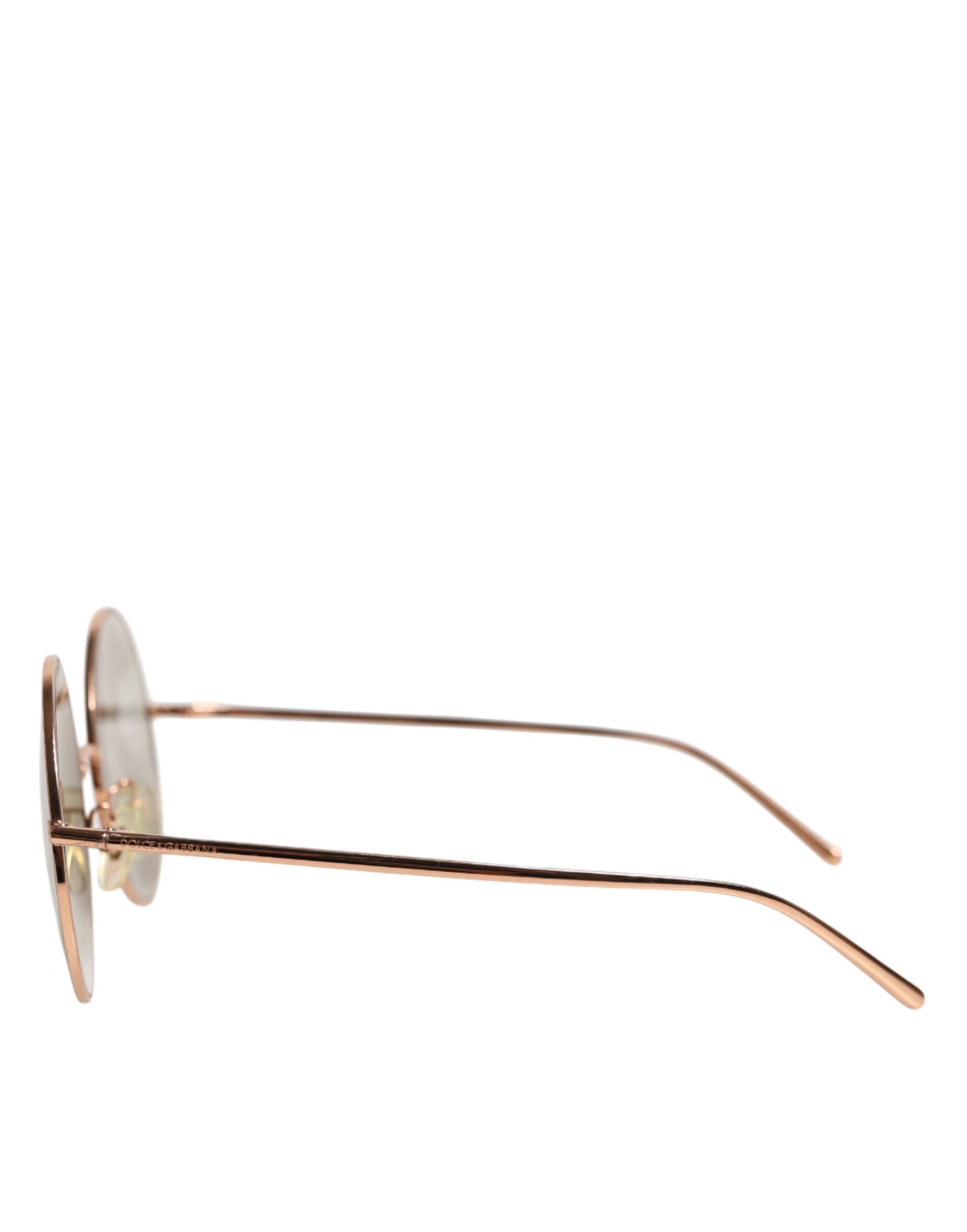 Dolce & Gabbana DG2215K Gold Metal Round Shades Eyewear Sunglasses | Regal Royce