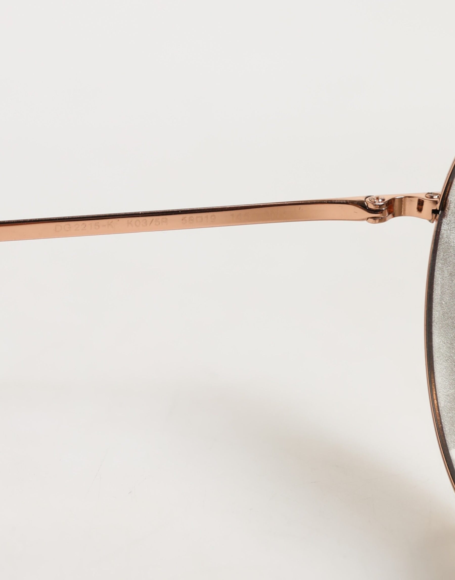 Dolce & Gabbana DG2215K Gold Metal Round Shades Eyewear Sunglasses | Regal Royce