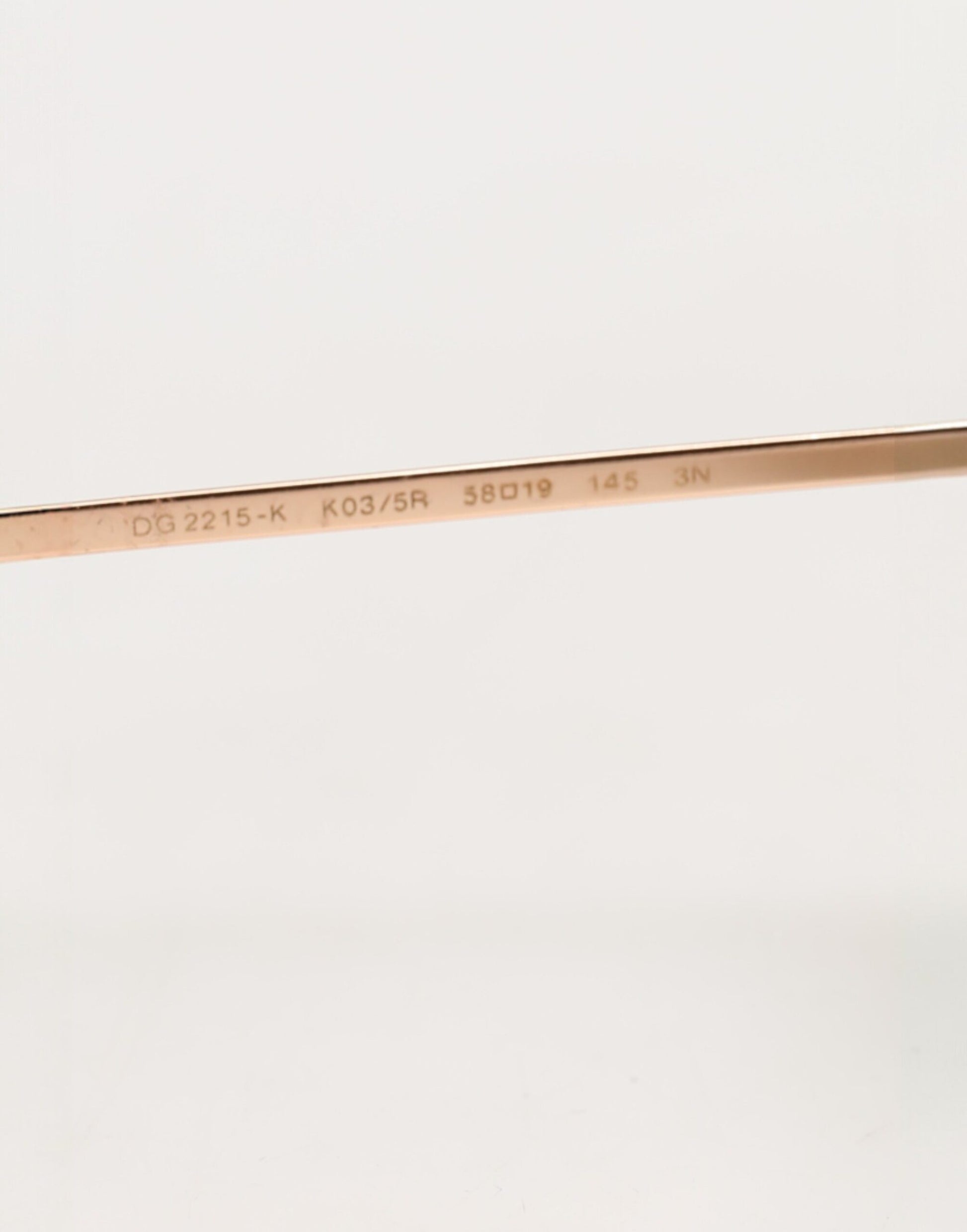 Dolce & Gabbana DG2215K Gold Metal Round Shades Eyewear Sunglasses