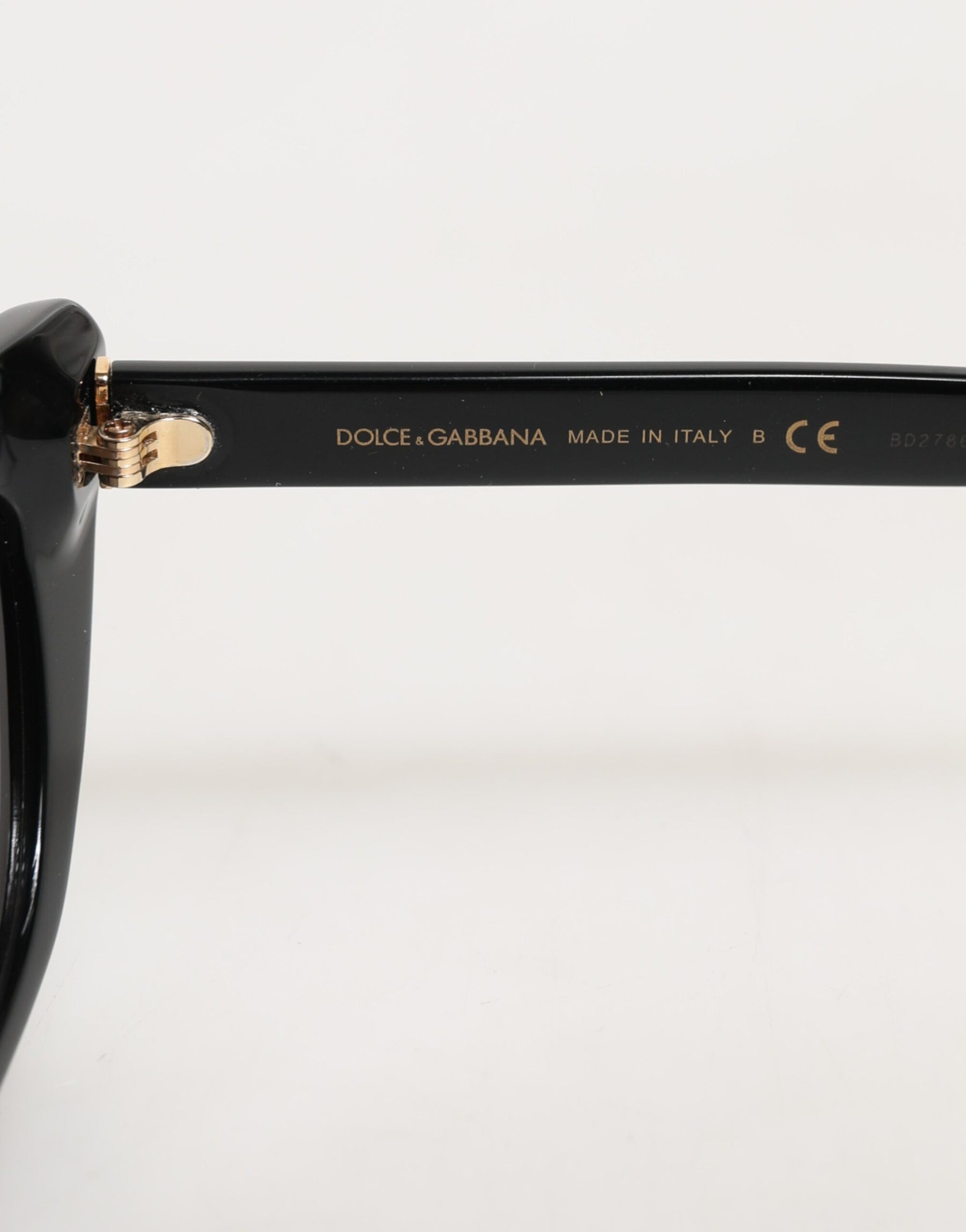 Dolce & Gabbana Black Re-Edition DNA Cat-Eye Frame Sunglasses | Regal Royce