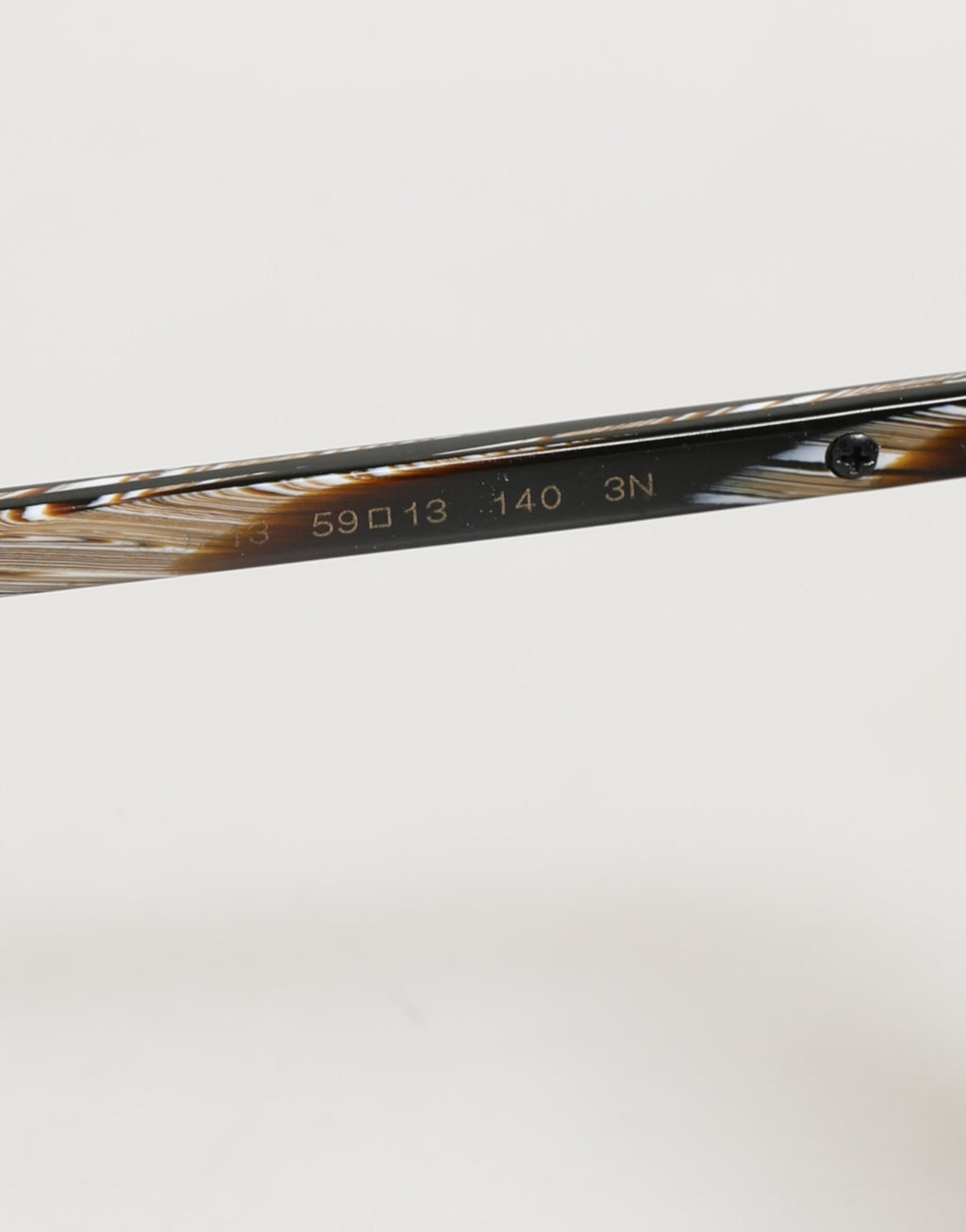 Dolce & Gabbana Modified Aviator Striped Brown Acetate Gradient Sunglasses