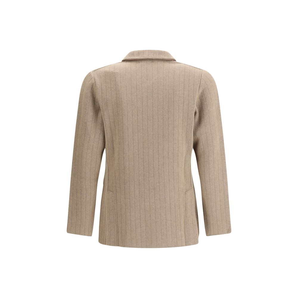 Lardini Brown Fleece Wool Jackets And Coat | Regal Royce