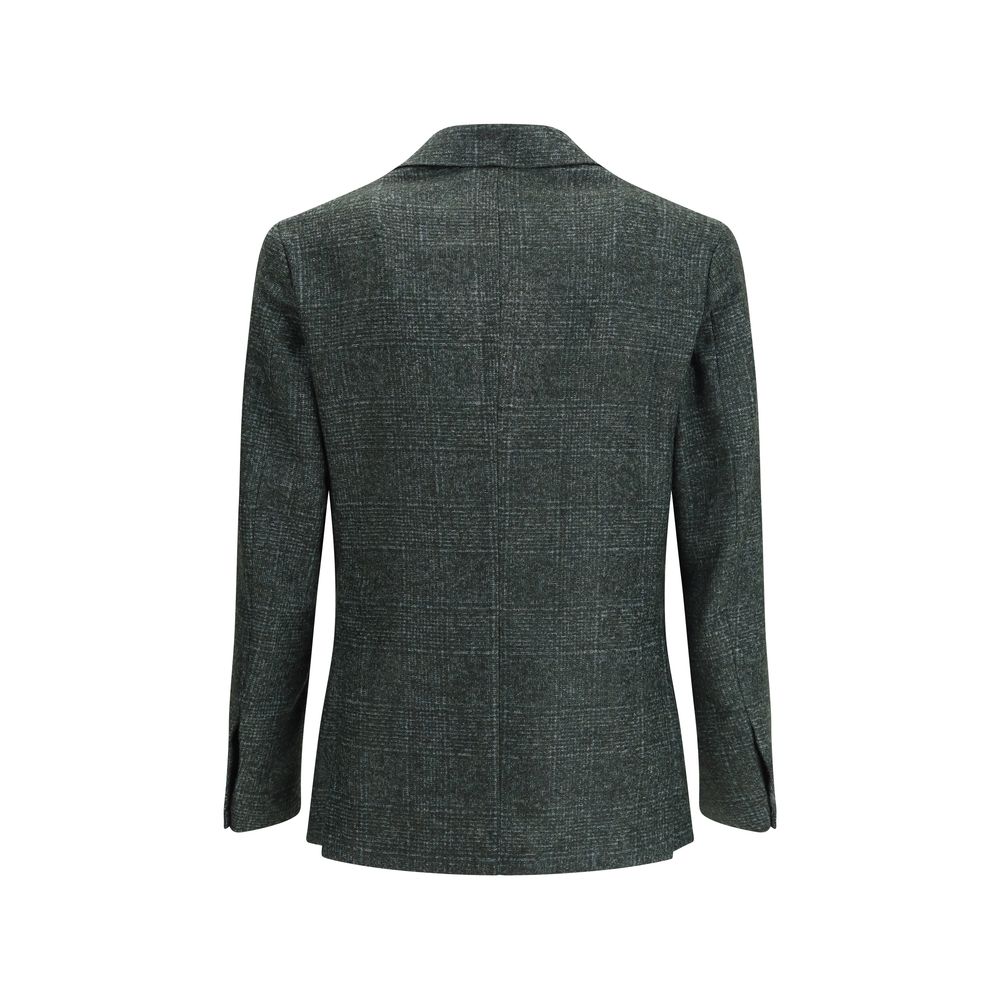 Gi Capri Green Fleece Wool Blazer