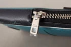 Dolce & Gabbana Blue Leather Cross Body Neck Strap Card Slot Phone Pocket | Regal Royce