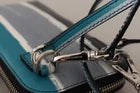 Dolce & Gabbana Blue Leather Cross Body Neck Strap Card Slot Phone Pocket | Regal Royce