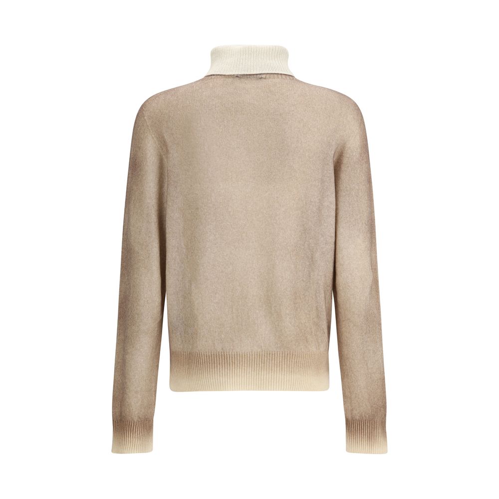 Aragona Cashmere Brown Cashmere Turtleneck | Regal Royce