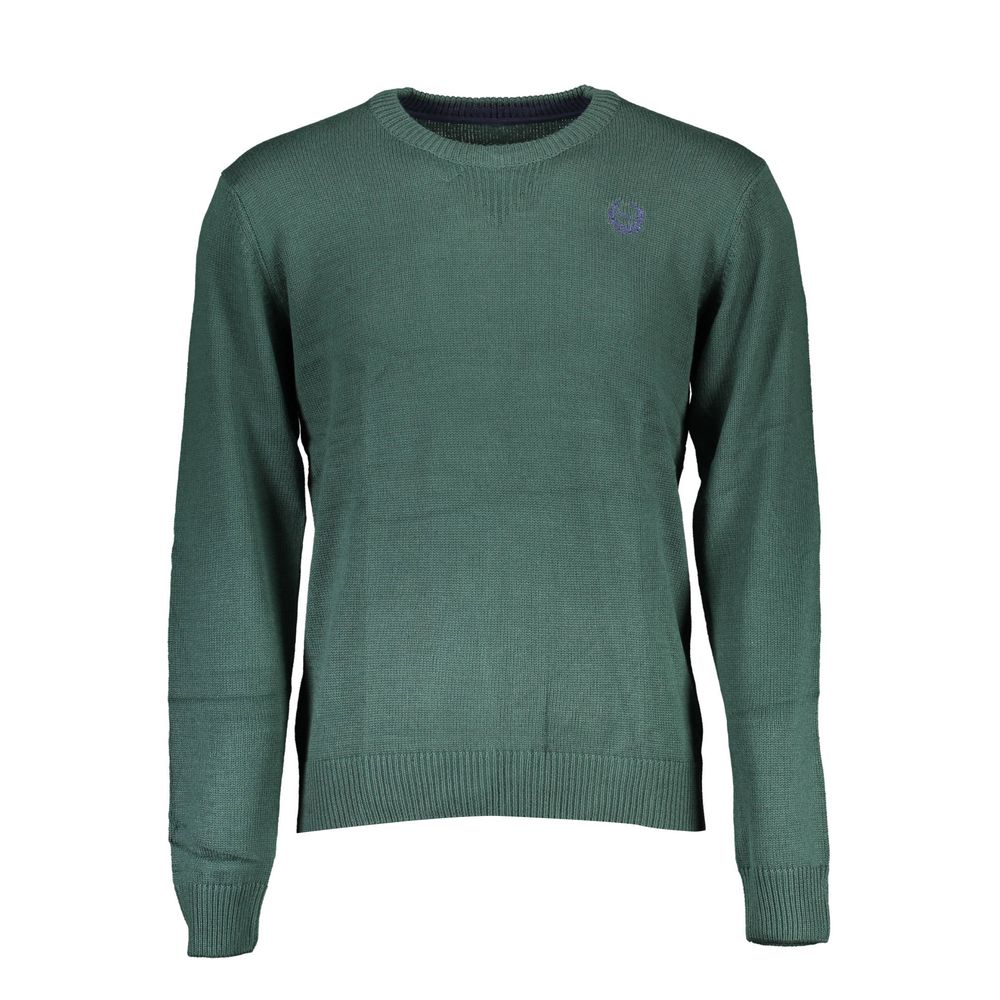 Gianmarco Venturi Verde Cotton Men Sweater | Regal Royce