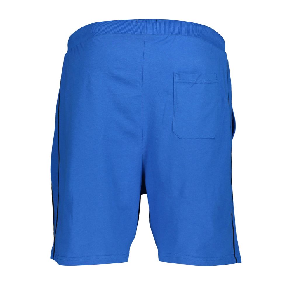 Gianmarco Venturi Blue Cotton Men's Sweatpant Shorts | Regal Royce