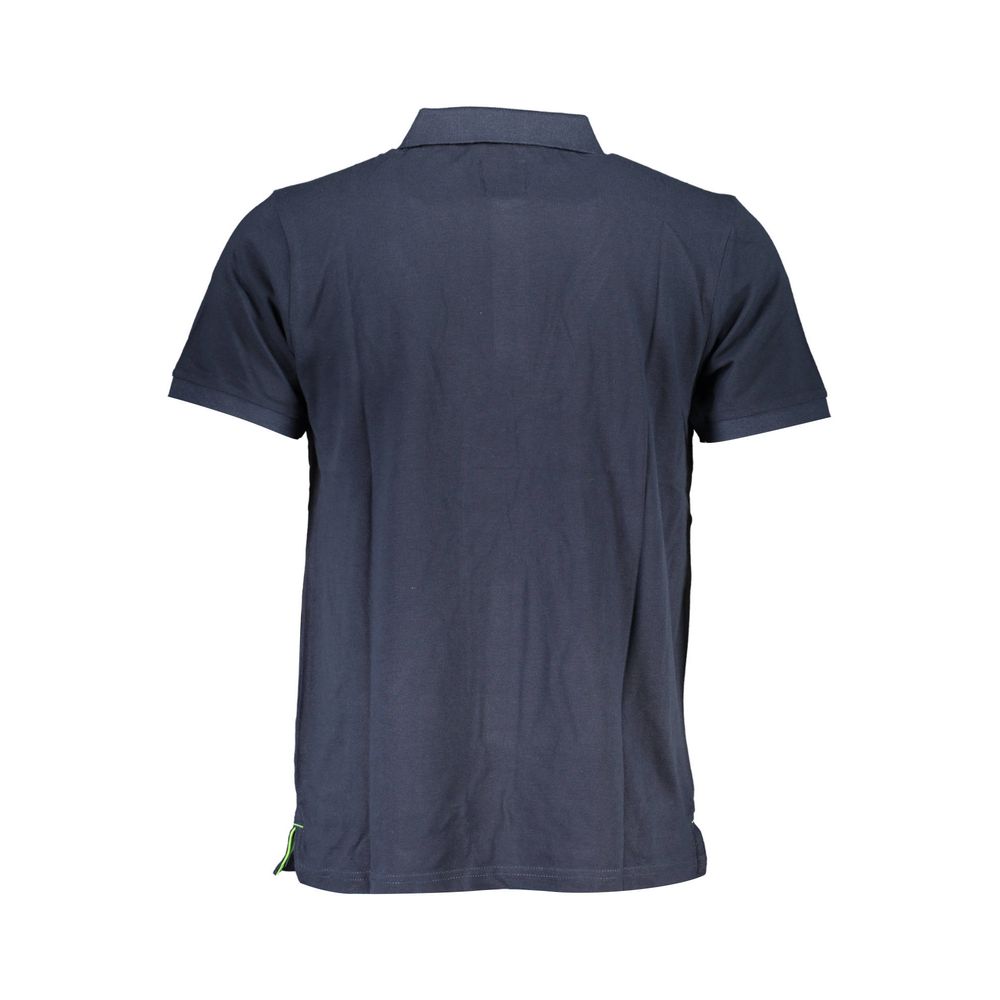 Gianmarco Venturi Blu Cotton Men Polo | Regal Royce