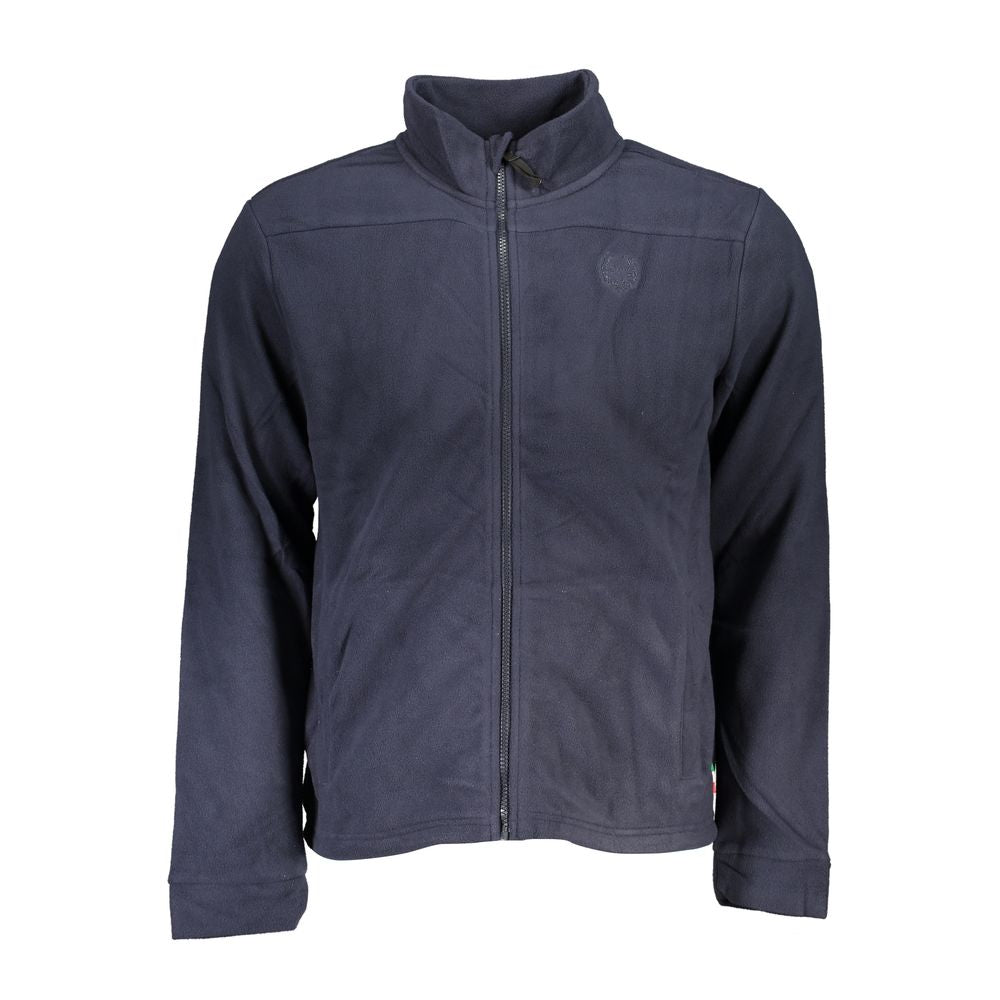 Gianmarco Venturi Blue Polyester Men's Sweatshirt | Regal Royce