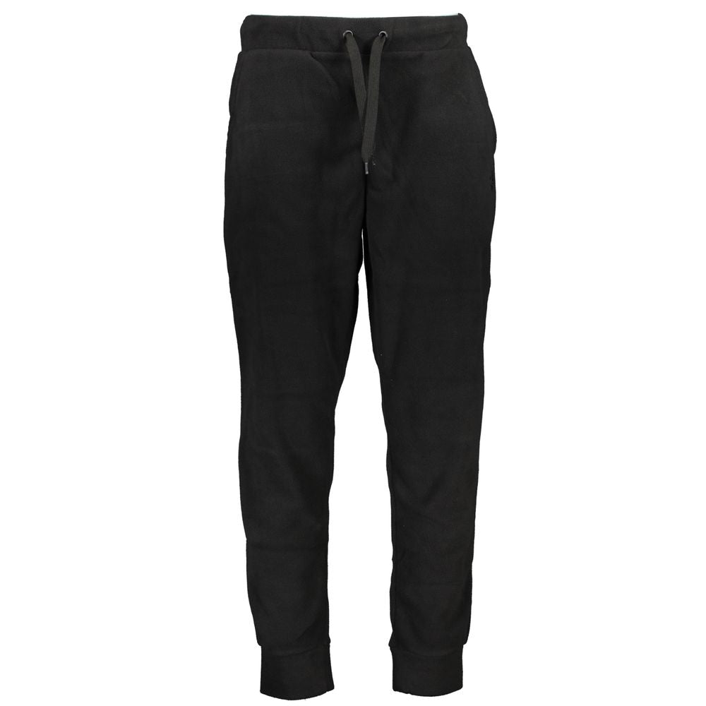 Gianmarco Venturi Black Polyester Men's Sweatpant | Regal Royce