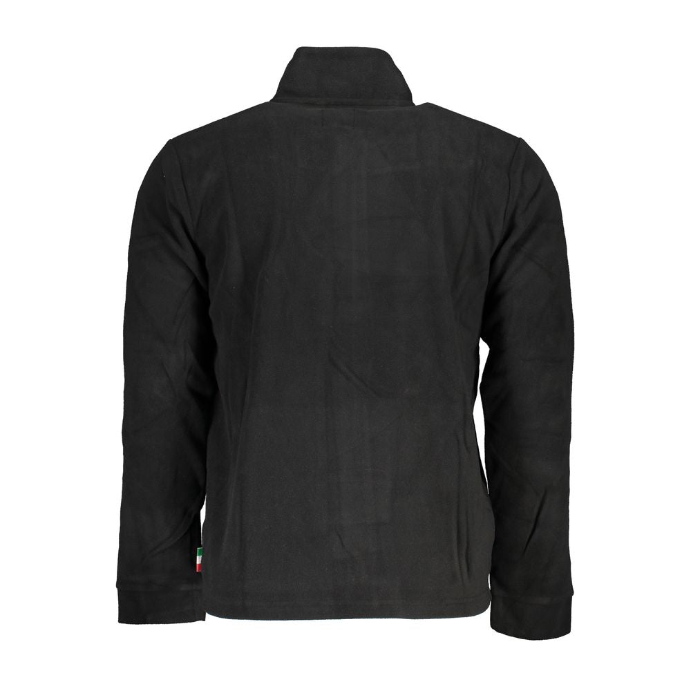 Gianmarco Venturi Black Polyester Men's Sweatshirt | Regal Royce
