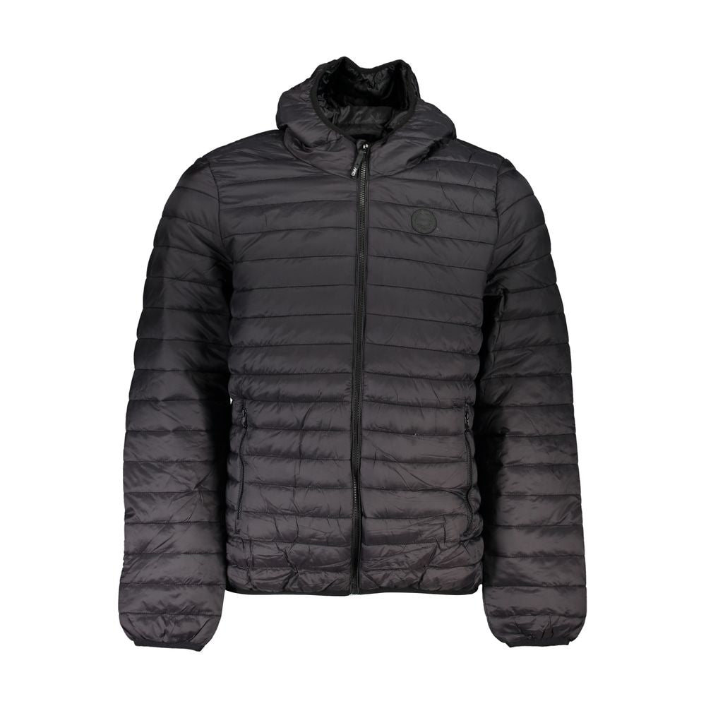Gianmarco Venturi Nero Poliammide Men's Jacket | Regal Royce