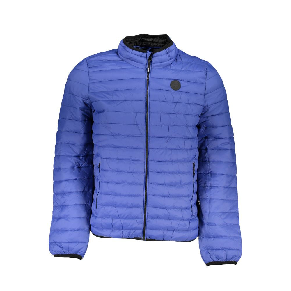 Gianmarco Venturi Blu Poliammide Men's Jacket | Regal Royce