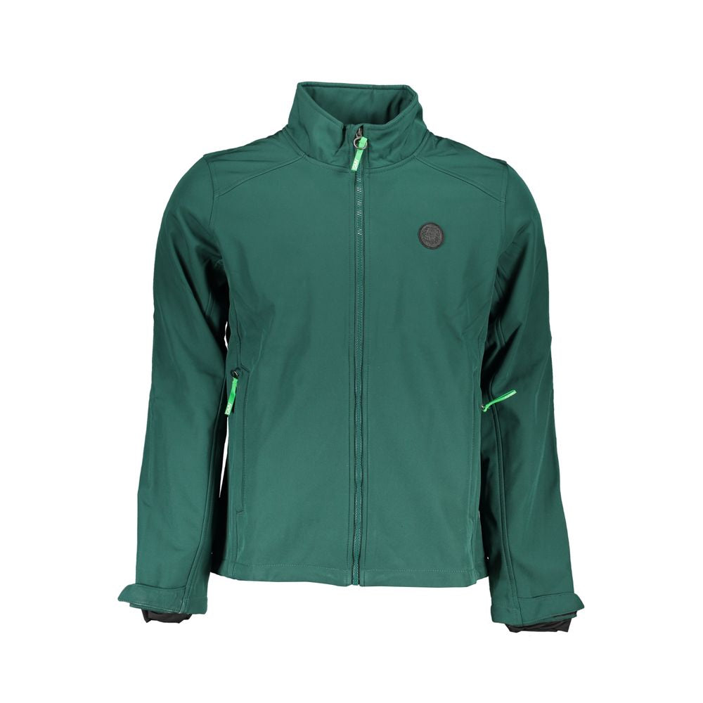Gianmarco Venturi Verde Polyester Men's Jacket | Regal Royce