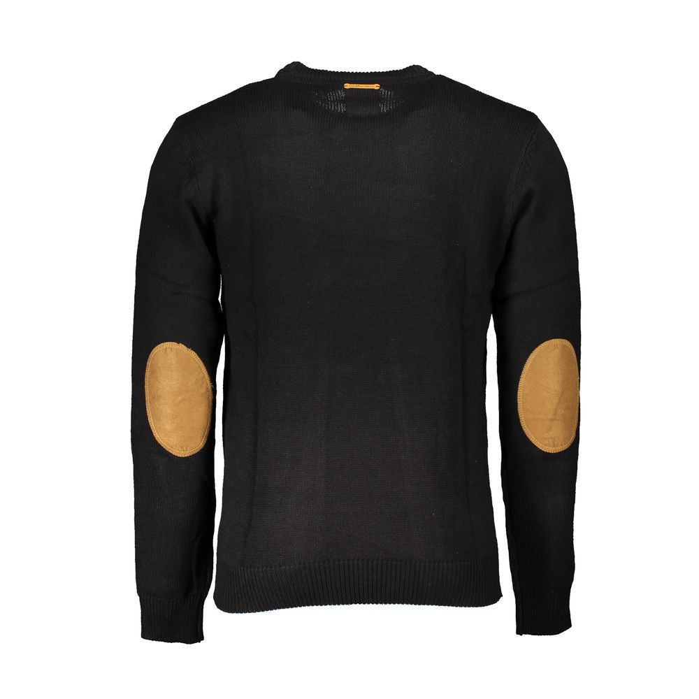 Gianmarco Venturi Black Cotton Men's Sweater | Regal Royce