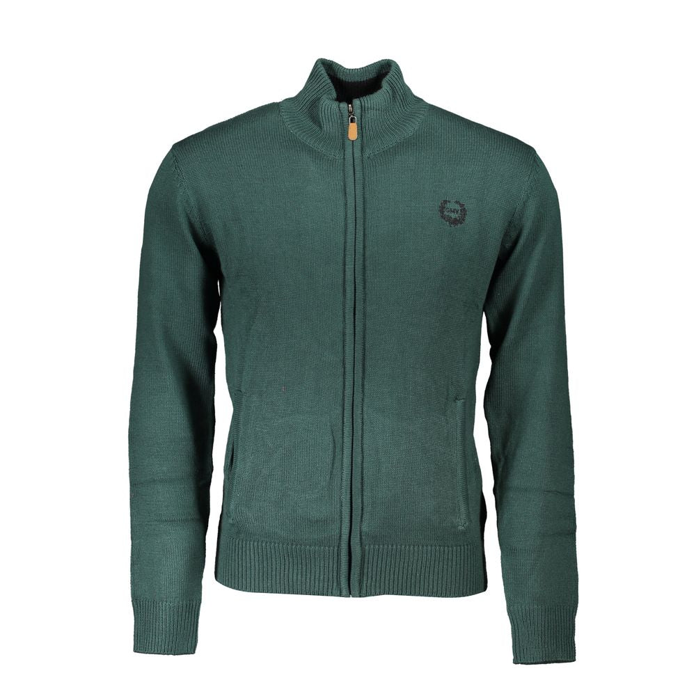 Gianmarco Venturi Verde Cotton Men Cardigan | Regal Royce