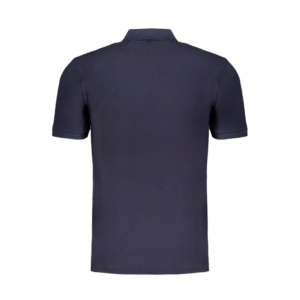 Gianmarco Venturi Blu Cotton Men Polo | Regal Royce