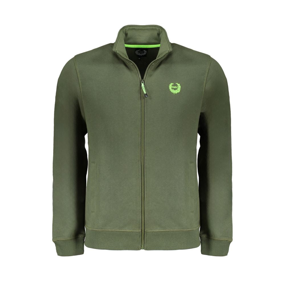 Gianmarco Venturi Verde Cotton Men Sweatshirt | Regal Royce