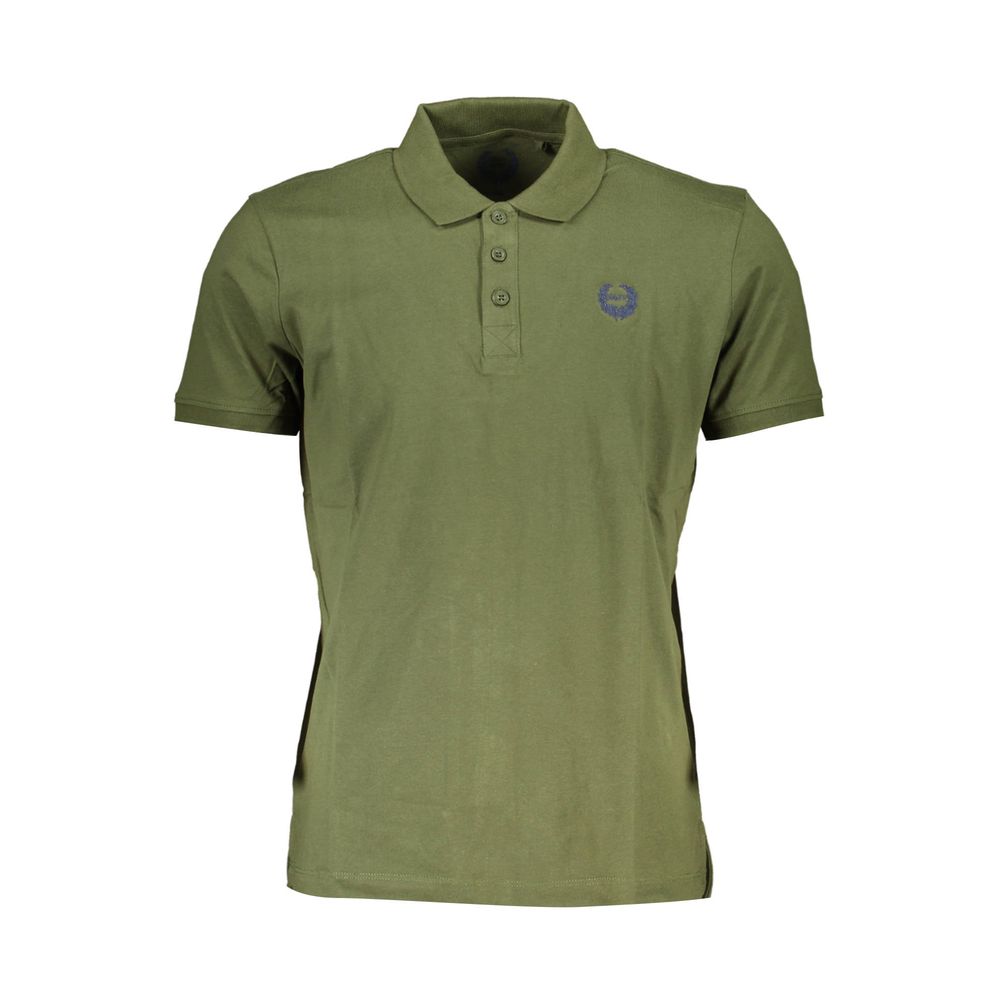 Gianmarco Venturi Verde Cotton Men Polo | Regal Royce