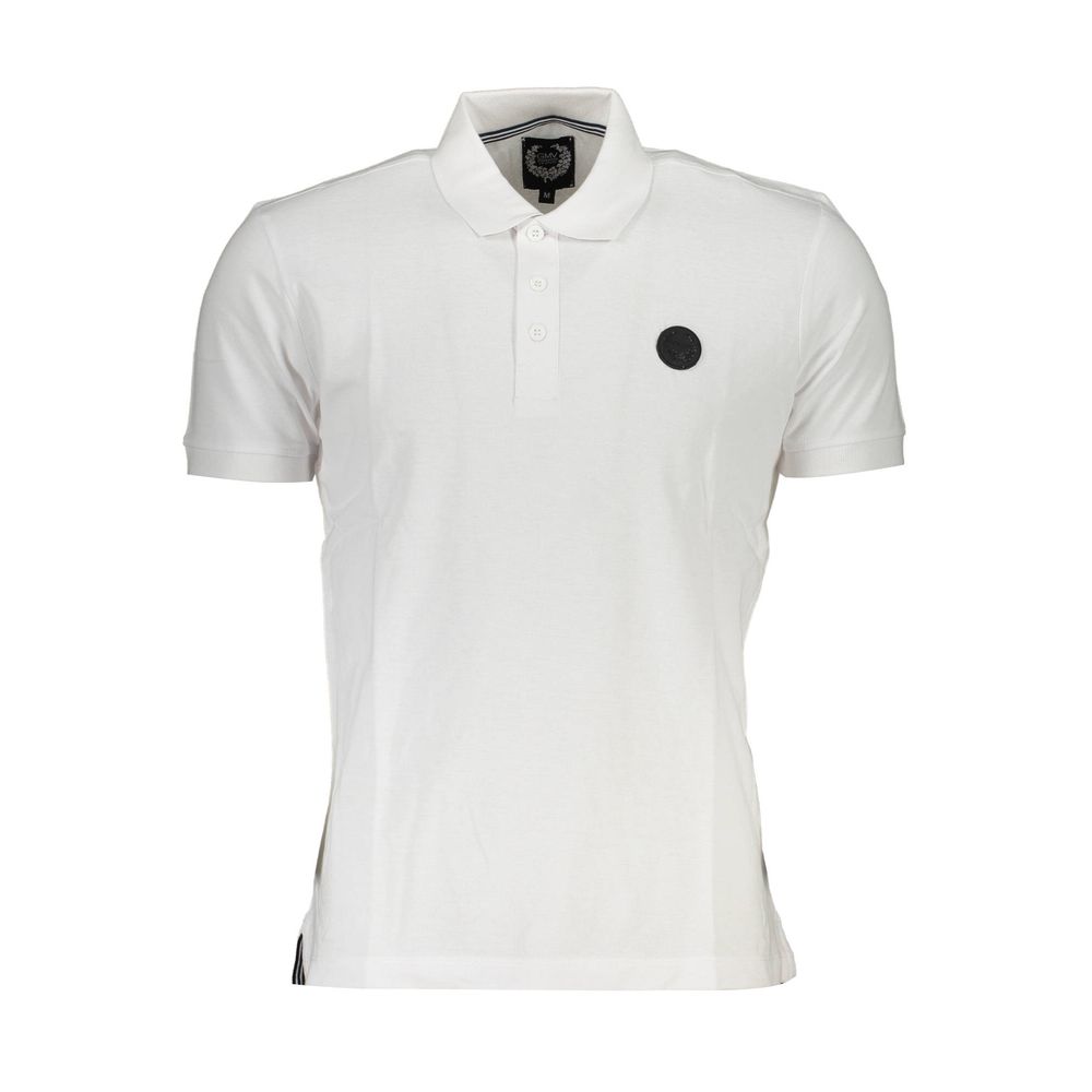 Gianmarco Venturi Bianco Cotton Men Polo | Regal Royce