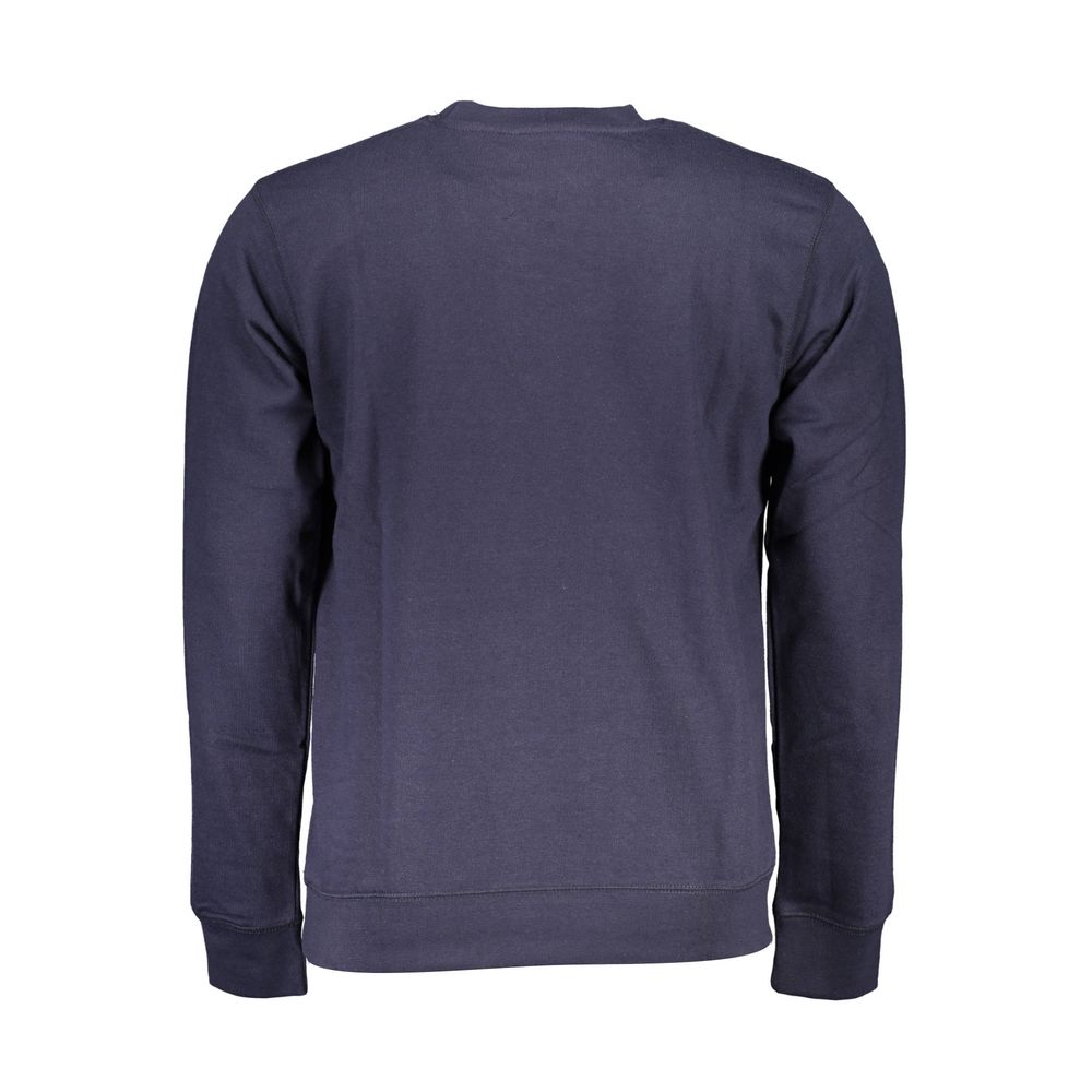 Gianmarco Venturi Blue Cotton Men Sweatshirt | Regal Royce