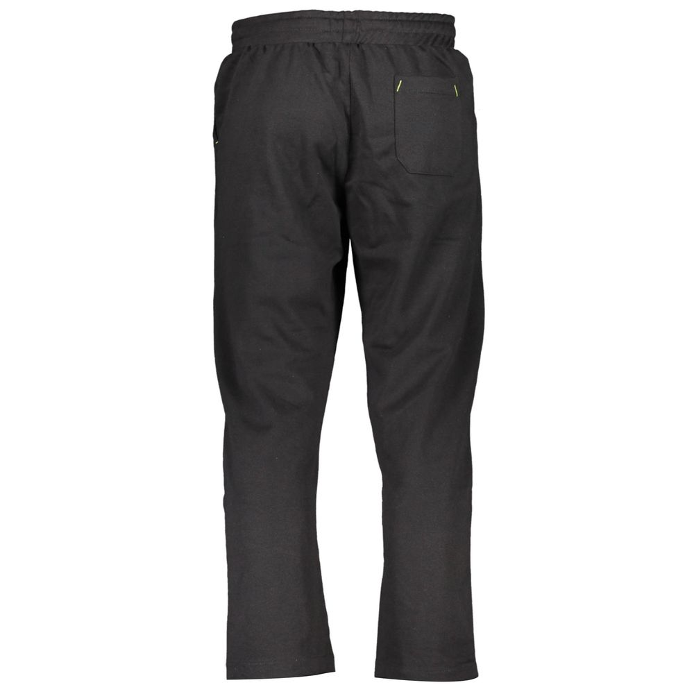 Gianmarco Venturi Black Cotton Men's Sweatpant | Regal Royce