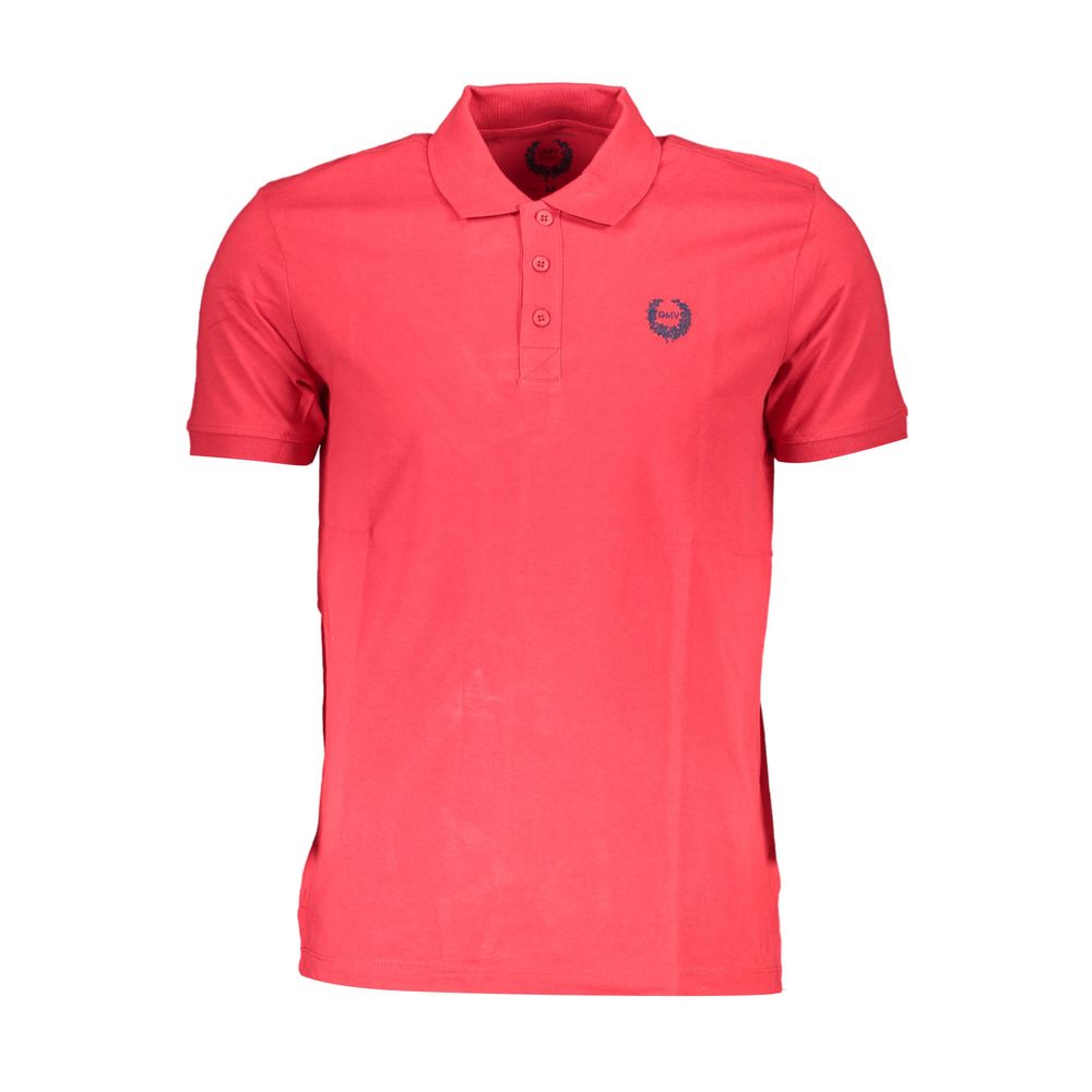 Gianmarco Venturi Red Cotton Men Polo Shirt | Regal Royce