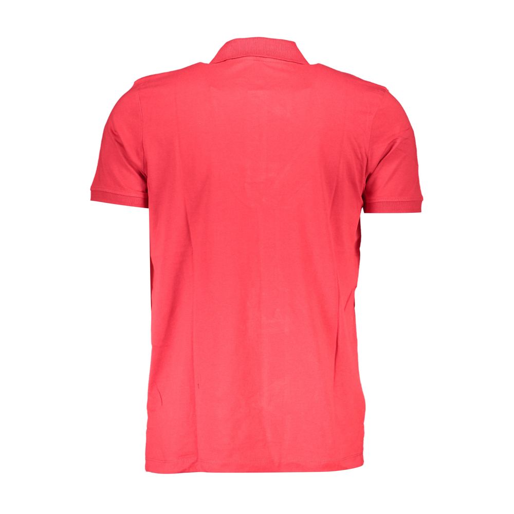 Gianmarco Venturi Red Cotton Men Polo Shirt | Regal Royce
