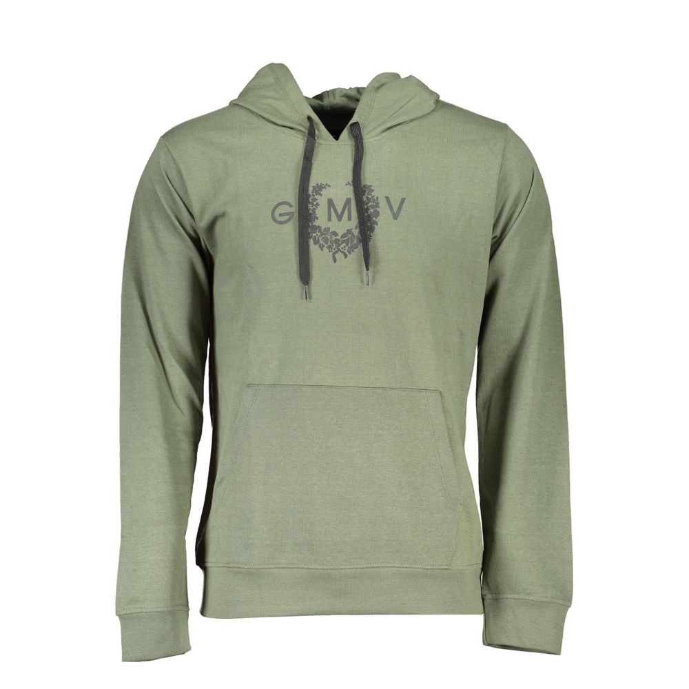 Gianmarco Venturi Verde Cotton Mens Hoodie | Regal Royce
