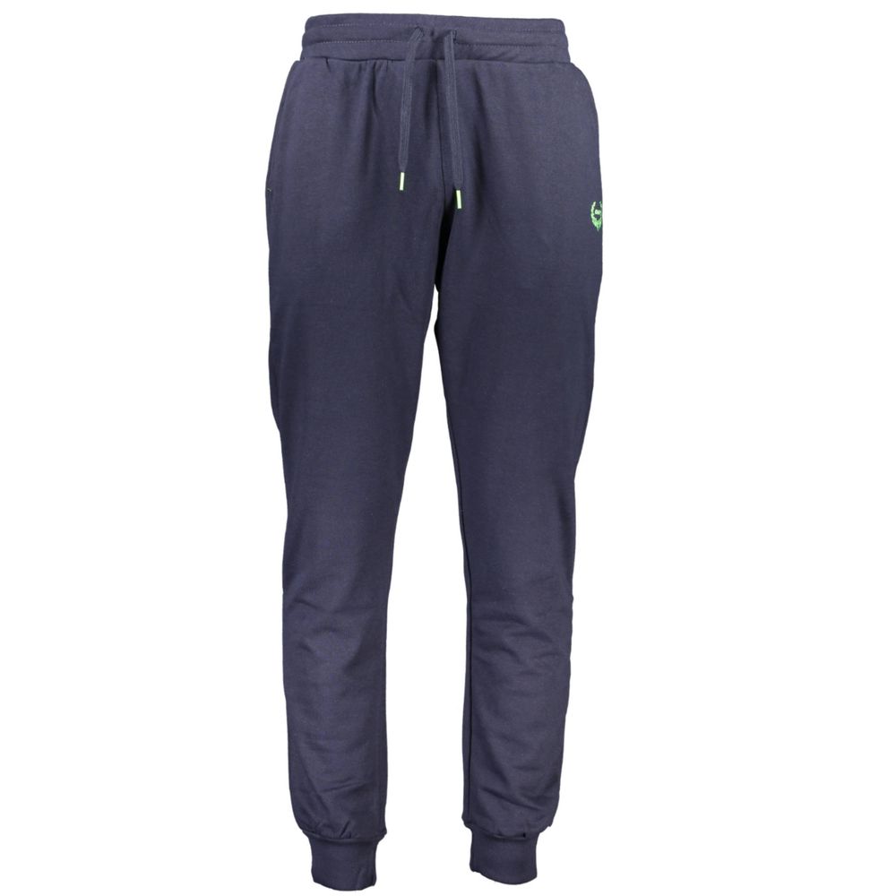 Gianmarco Venturi Blu Cotton Men's Sweatpant | Regal Royce