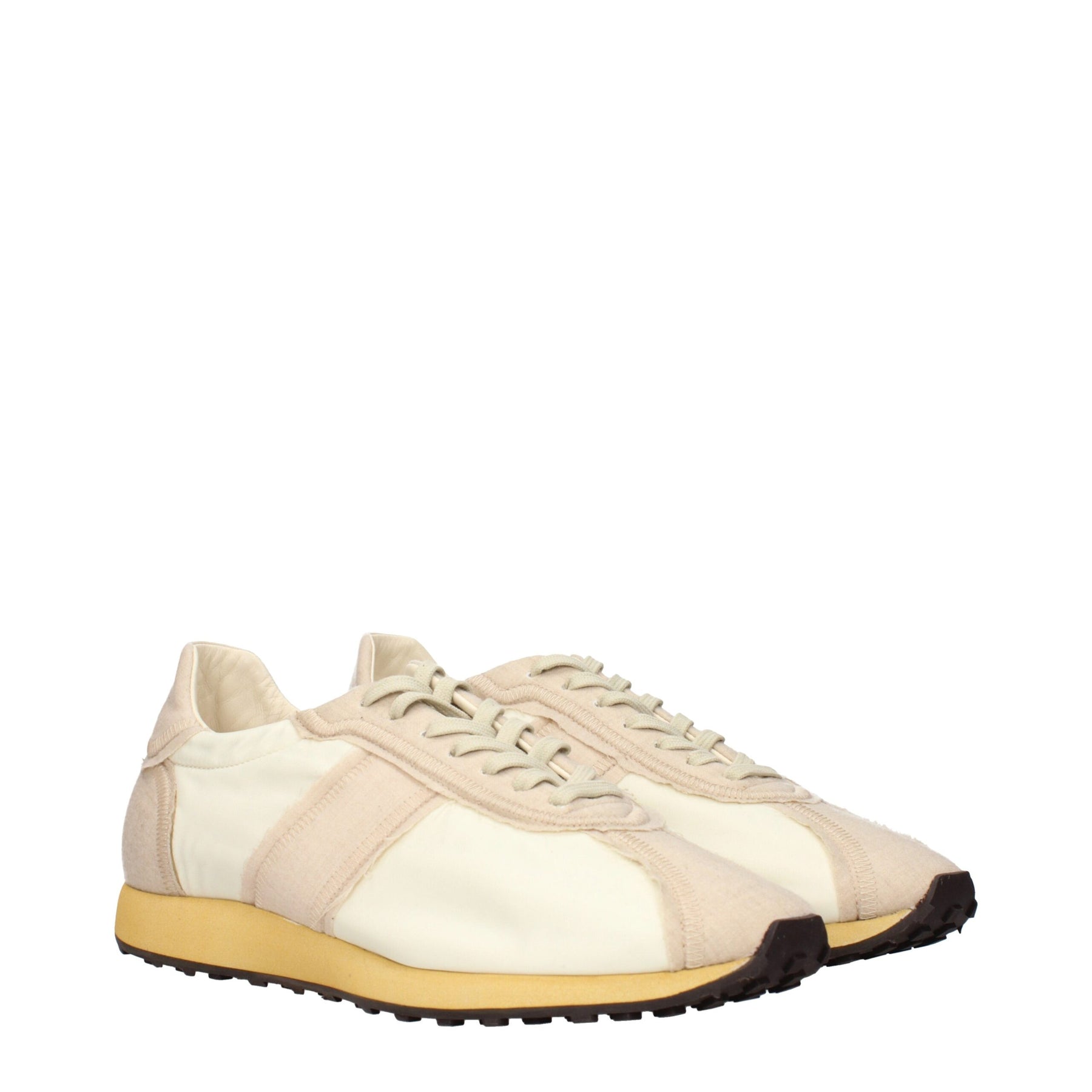 The Row Beige Fabric Athletic Sneakers | Regal Royce