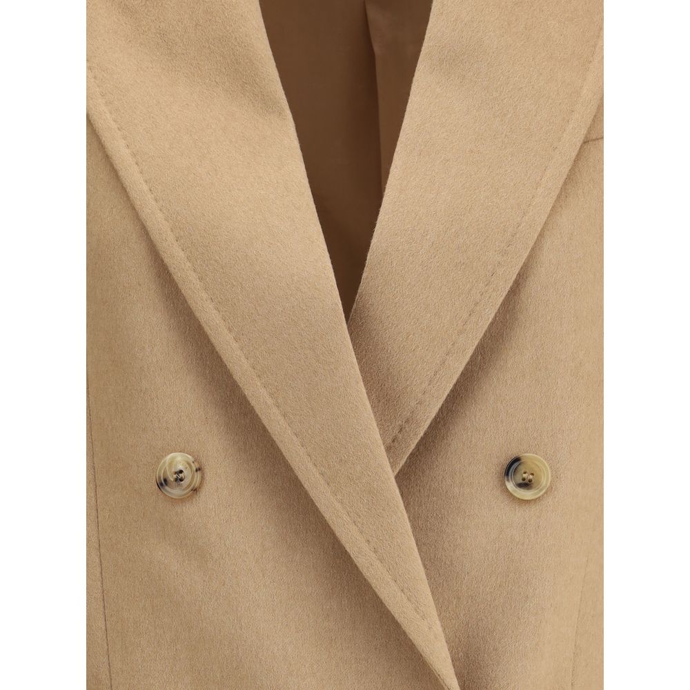 Max Mara Beige Camel Hair  Coat