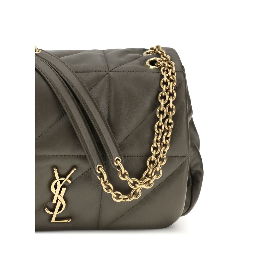 Saint Laurent Bicolor Calf Leather Bos Taurus Shoulder Bag | Regal Royce