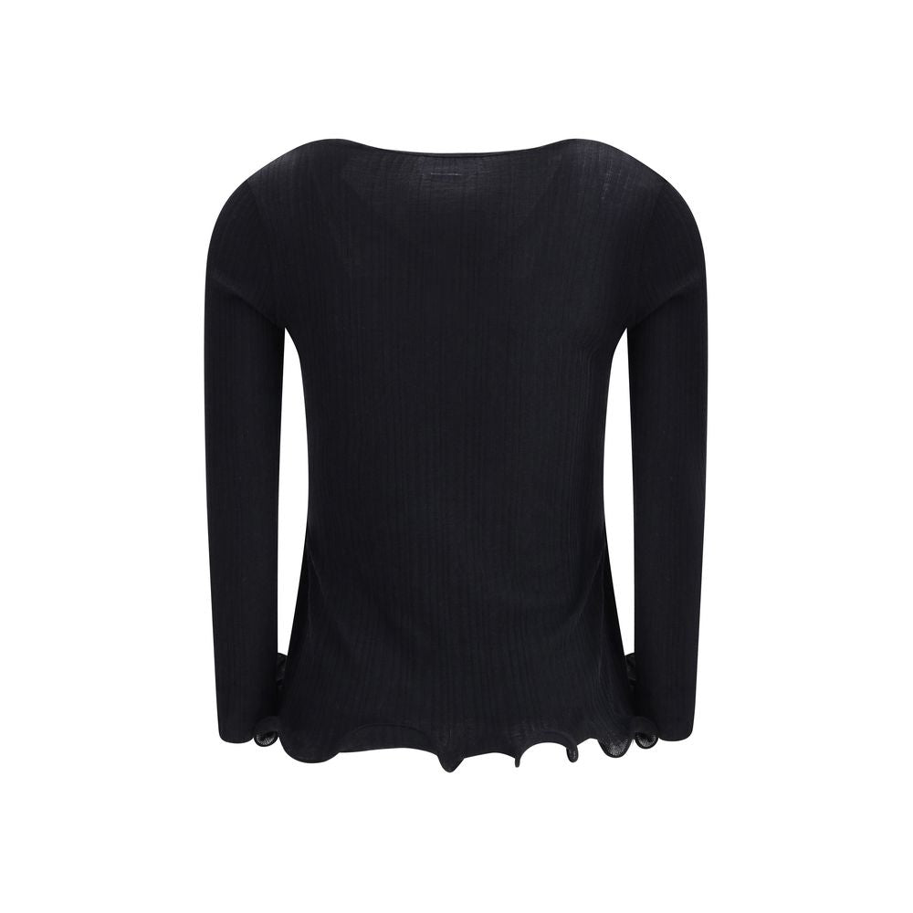 Fendi Black Fleece Wool Top | Regal Royce
