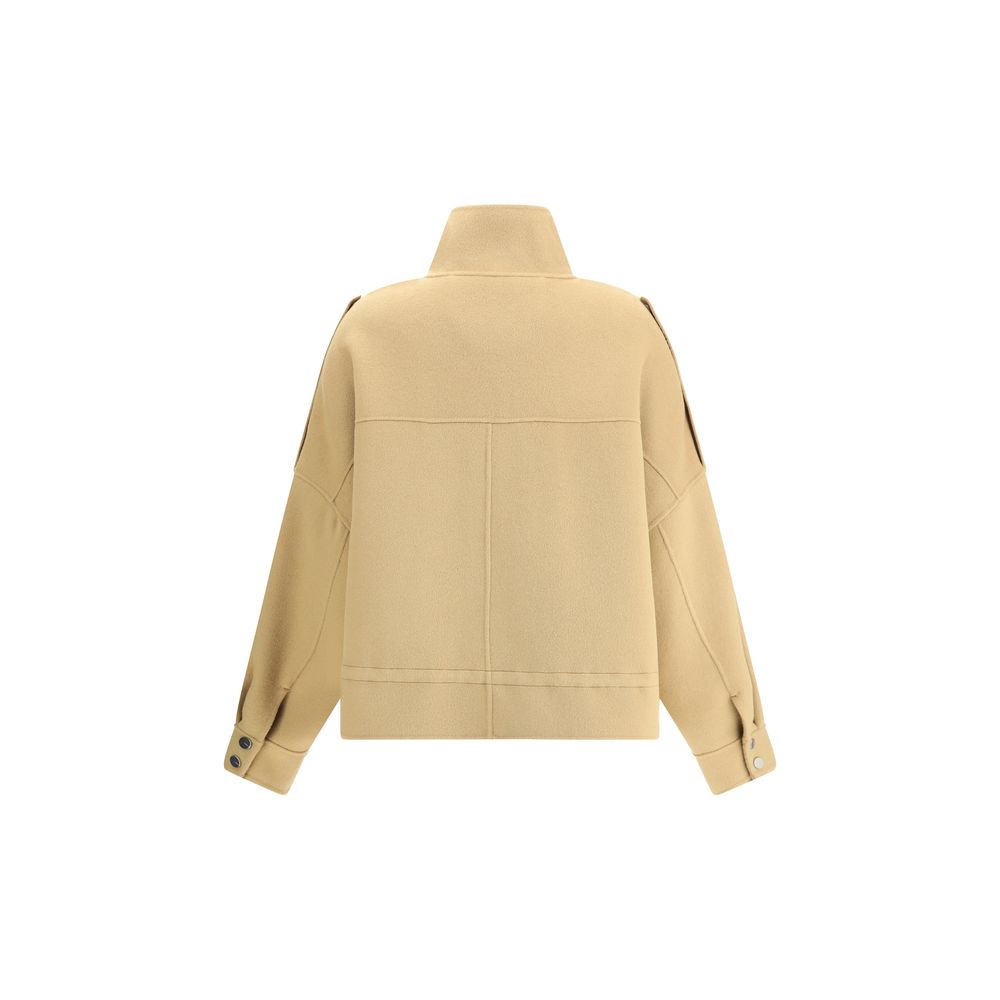 PINKO Beige Wool Coat | Regal Royce