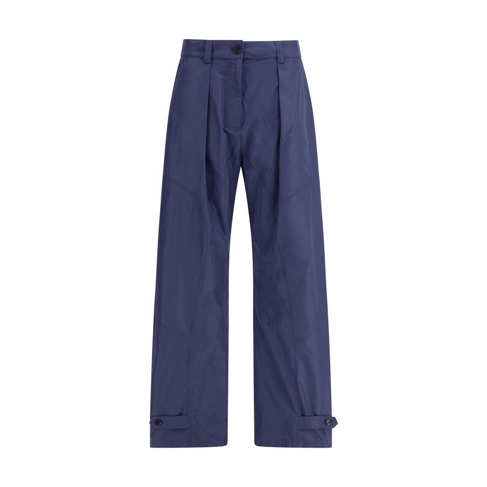 PINKO Blue Polyester Casual Pants | Regal Royce