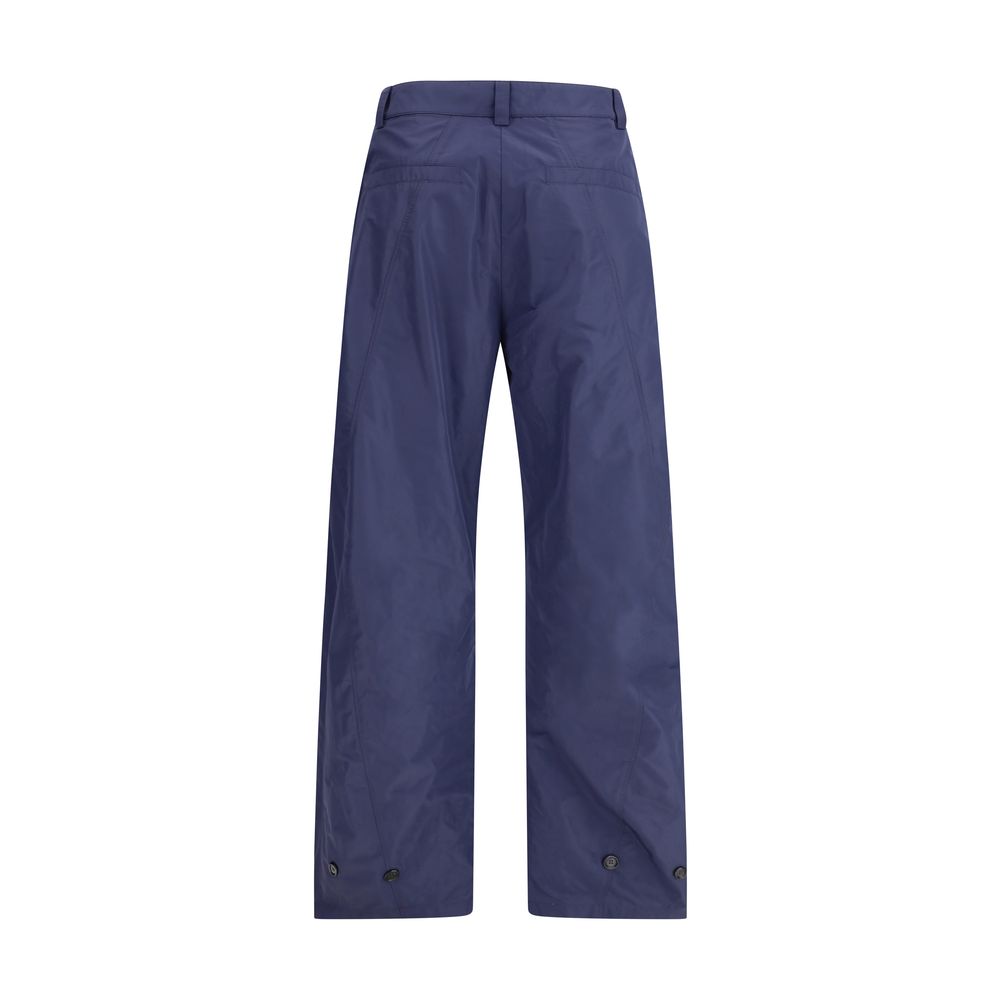PINKO Blue Polyester Casual Pants | Regal Royce