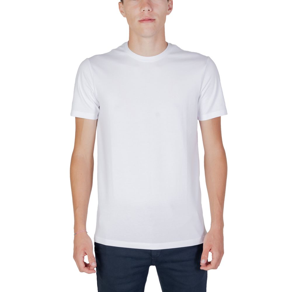 Armani Exchange White Cotton T-Shirt | Regal Royce