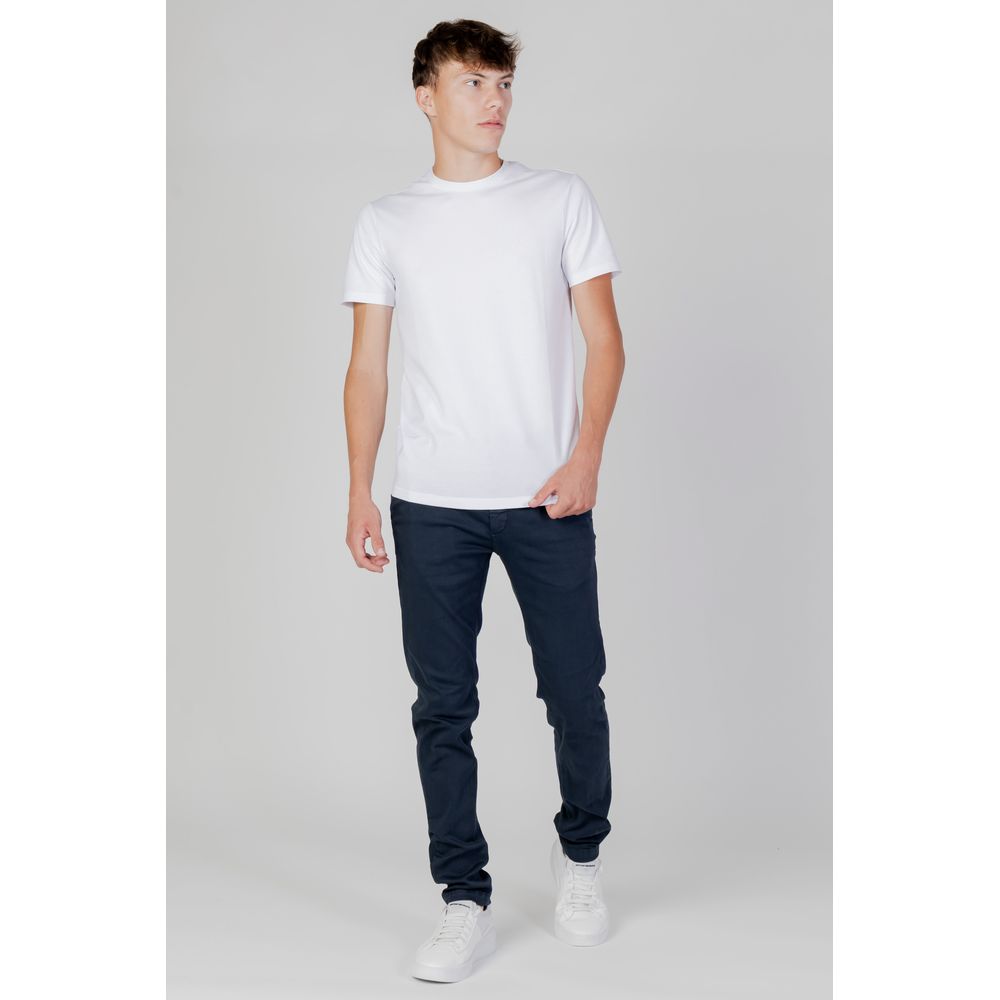 Armani Exchange White Cotton T-Shirt | Regal Royce