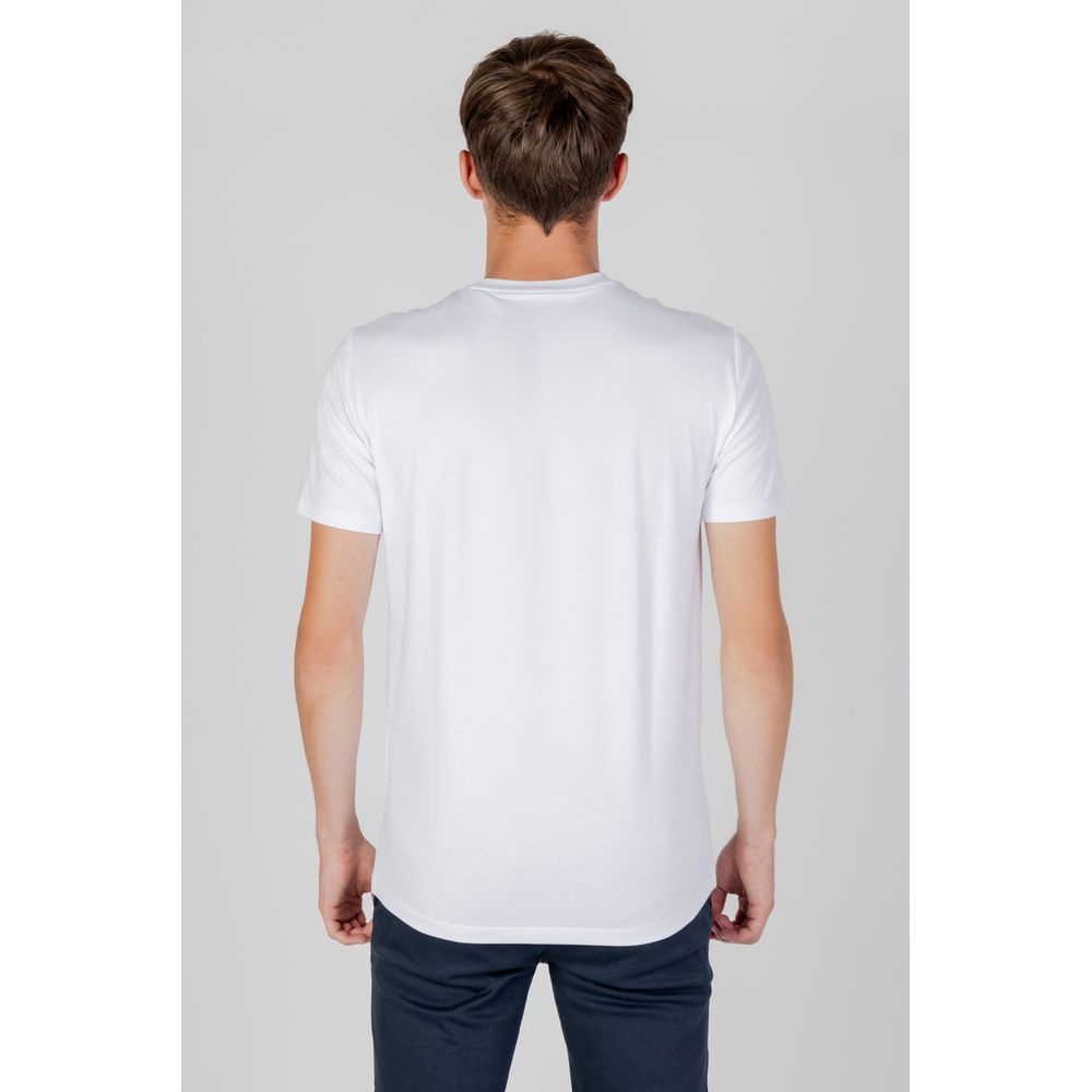 Armani Exchange White Cotton T-Shirt | Regal Royce