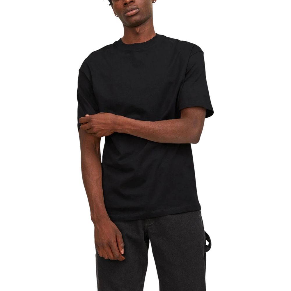 Jack Jones Black Cotton T-Shirt | Regal Royce