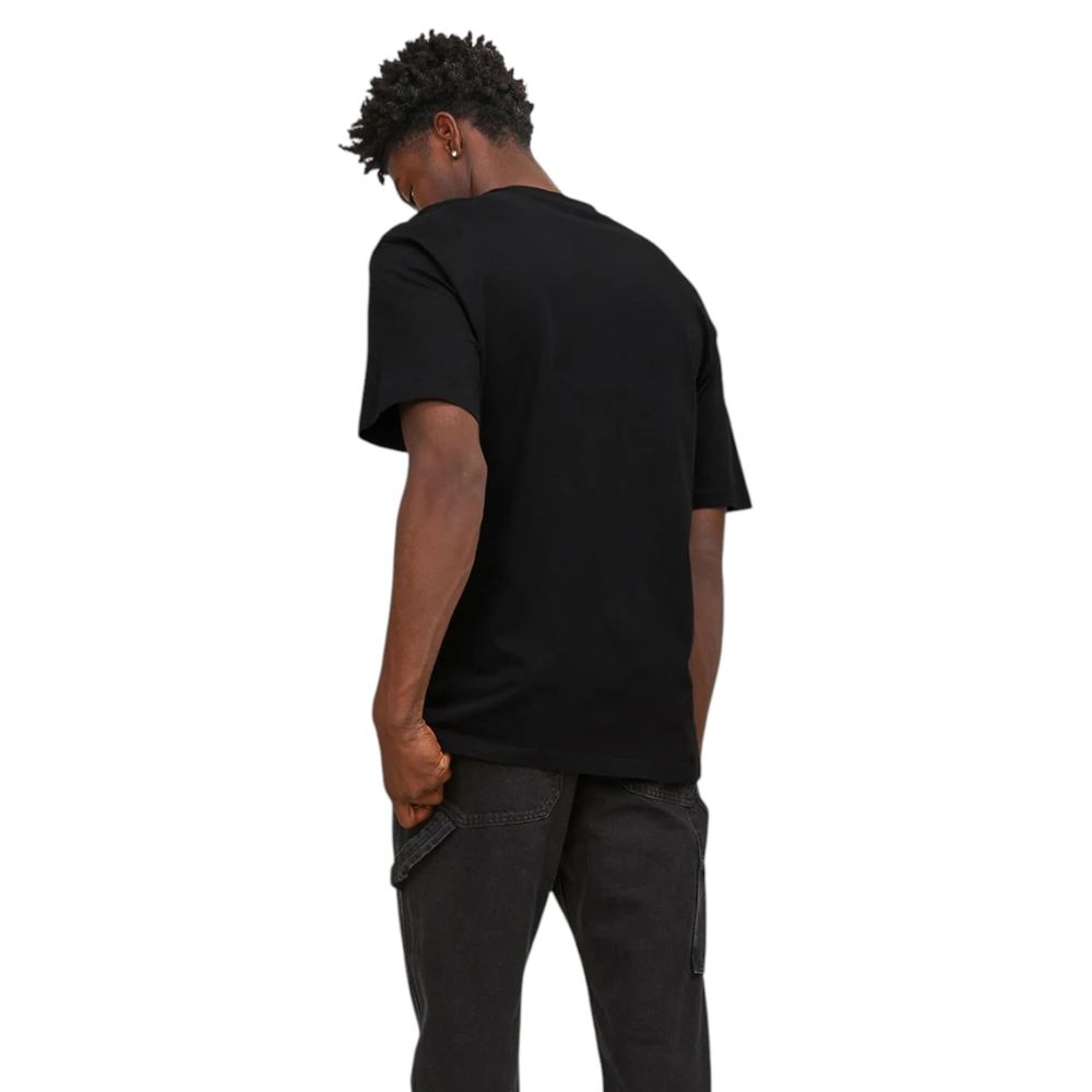 Jack Jones Black Cotton T-Shirt | Regal Royce