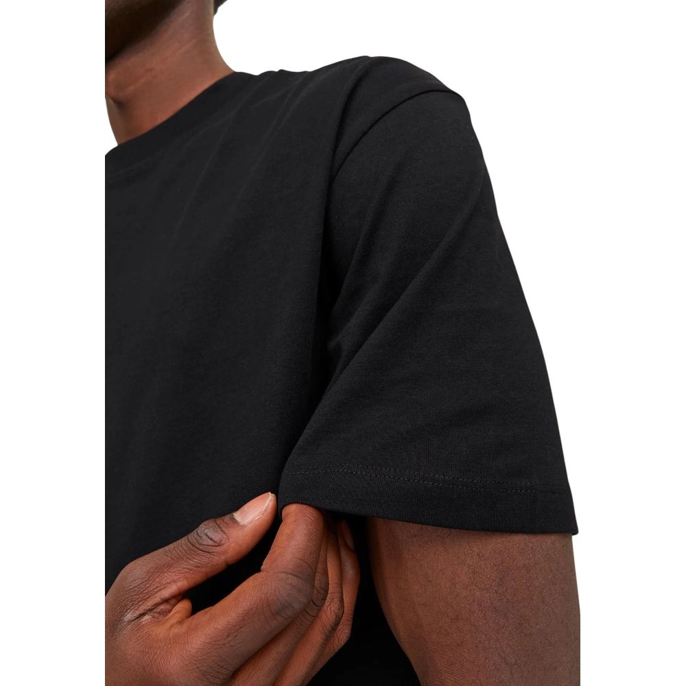 Jack Jones Black Cotton T-Shirt | Regal Royce